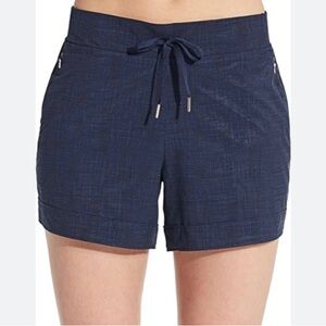 EUC CALIA Shorts Large Navy print